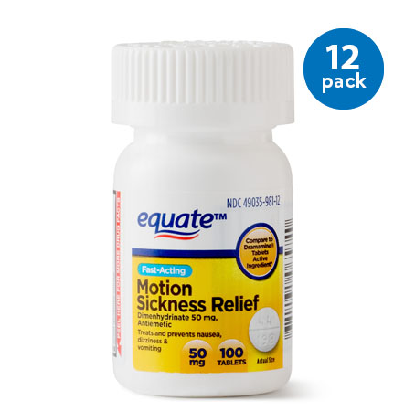 Dramamine dosage for adults equate